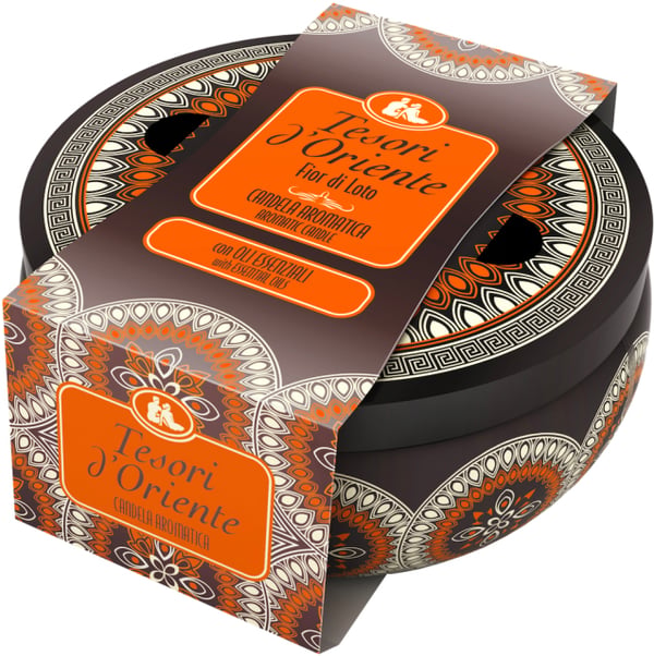 Tesori d’Oriente Lotus Flower stearinljus Rund 1 styck Tesori d’Oriente Lotus Flower stearinljus Rund 1 styck