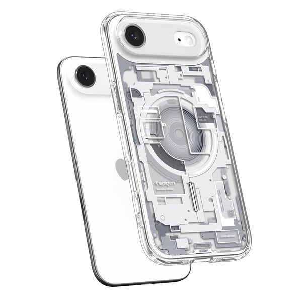 Spigen Ultra Hybrid Zero One (MagFit) mobiltelefon etui 16,5 cm (6.5") Cover Transparent, Hvid