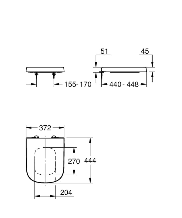 Miniatyrbild 5 av 5: GROHE Euro Ceramic Vit