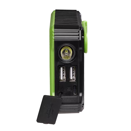 Miniatyrbild 7 av 11: Denver Powerbank Solar PSO-10012 10000mAh + Handvevsdynamo