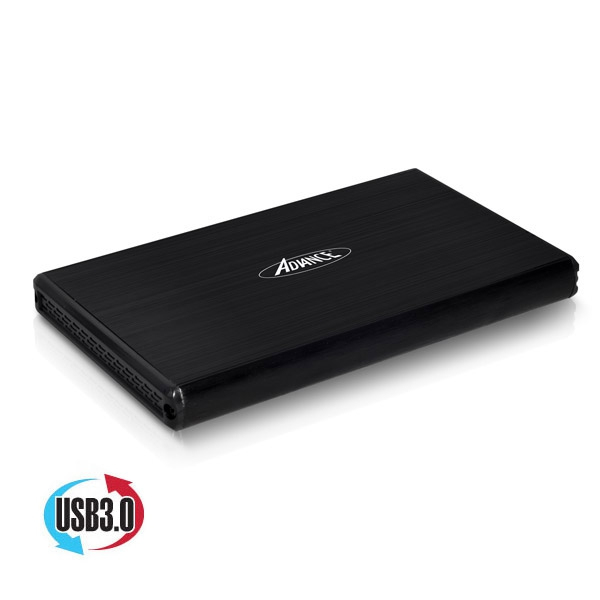 ADVANCE BX-2525U3 Hölje för lagringsenheter HDD-hölje Svart 2.5"