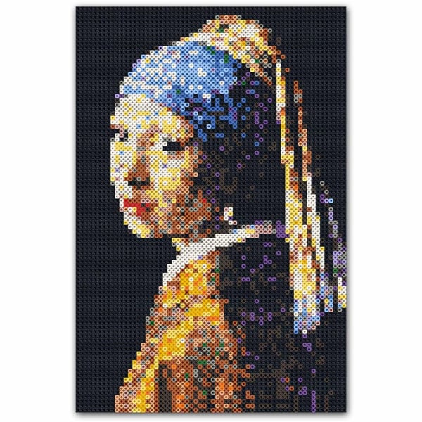 Miniatyrbild 5 av 5: SES Creative Beedz art Vermeer - Girl with a Pearl Earring