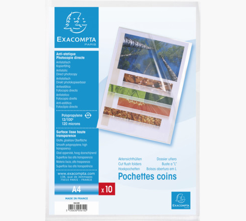 Pikkukuva 2 / 2: Exacompta 5610E muovitasku 210 x 297 mm (A4) Polypropeeni (PP)
