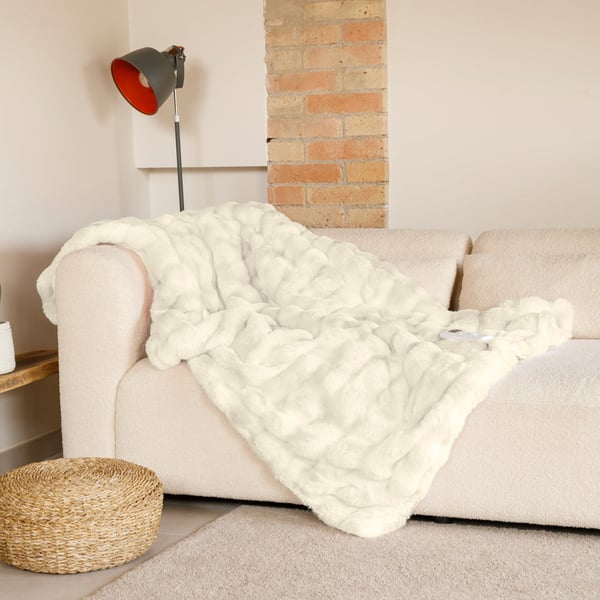 Miniatyrbillede 3 af 7: Solac Krakovia+ Elektrisk tæppe 165 W Beige Stof, Fleece
