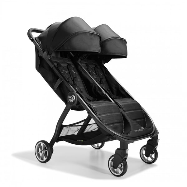 Miniatyrbillede 1 af 7: Baby Jogger City tour 2 double Tandem klapvogn 2 sæde(r) Sort