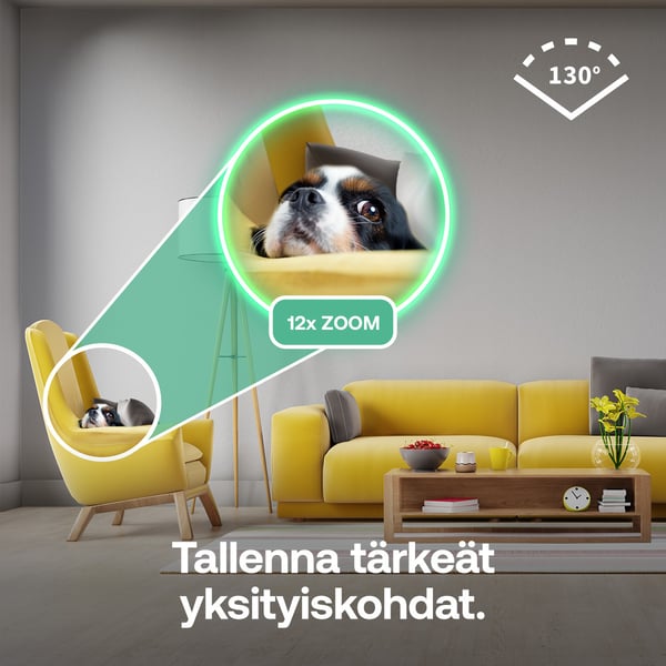 Pikkukuva 9 / 9: Arlo Essential 3 FHD sisäturvakamera 2-kameraa