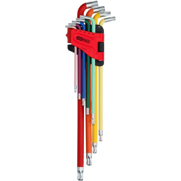 Miniatyrbillede 2 af 2: KS Tools 151.4530 unbrako nøgle T-håndtag unbrakonøglesæt 9 stk