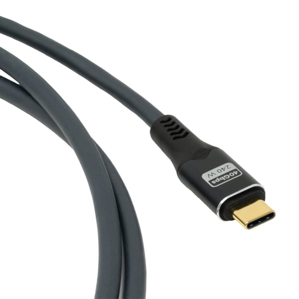 Miniatyrbild 3 av 3: OEHLBACH D1C9369 USB-kablar 2 m USB C 20 Gbit/s 240 W Antracit