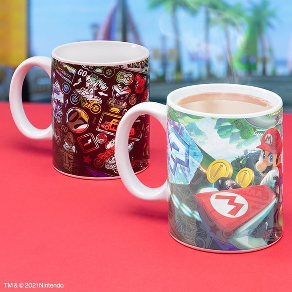 Pikkukuva 4 / 4: Paladone Mario Kart Heat Change Mug kuppi Monivärinen Universaali 1 kpl