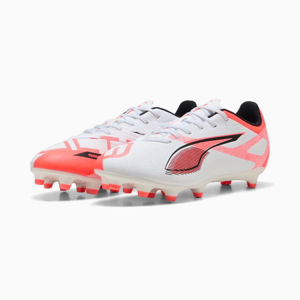 PUMA Ultra 5 Play FG/AG Fodbold Unisex Orange, Hvid