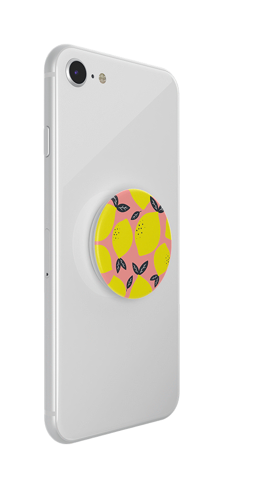 Miniatyrbild 8 av 8: PopSockets Lemon Drop Mobiltelefon / smartphone Rosa, Vit, Gul