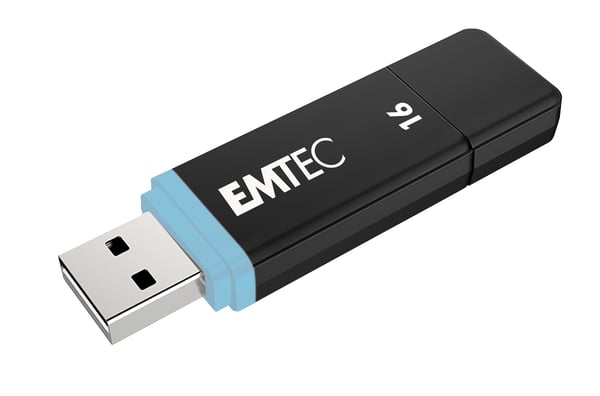 Miniatyrbild 5 av 12: Emtec K100 USB-sticka 16 GB USB Type-A 2.0 Svart, Multifärg
