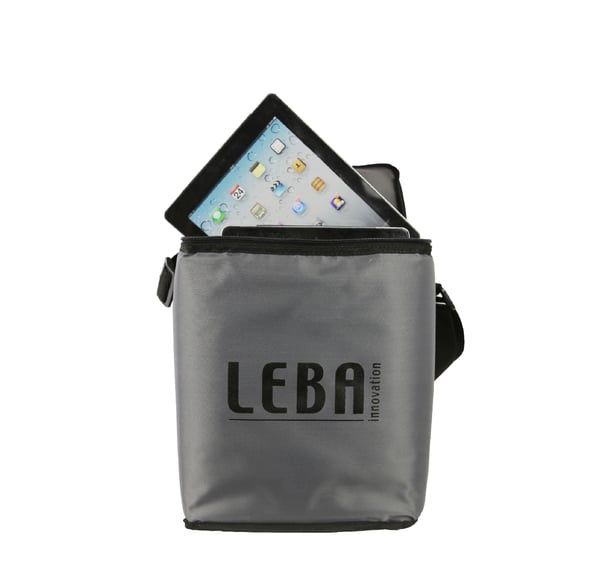 LEBA Innovation NoteBag NB2-5TAB-GREY administration af bærbar enhed - vogn & kabinet Kasse til administration af bærbar enhed Grå
