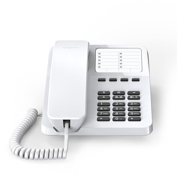 Gigaset DESK 400 Analog telefon Vit