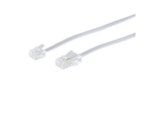 shiverpeaks BS70256-W telefonkabel 6 m Hvid