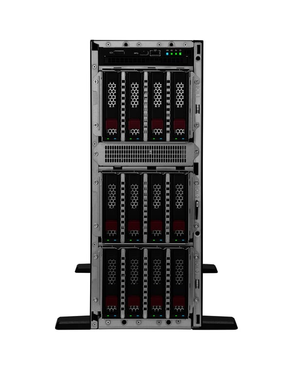 Miniatyrbillede 5 af 5: HPE ProLiant ML350 Gen11 4410Y 2.0GHz 12-core 1P 32GB-R VROC 4LFF 1000W RPS server Tårn (4U) Intel® Xeon Silver 2 GHz DDR5-SDRAM