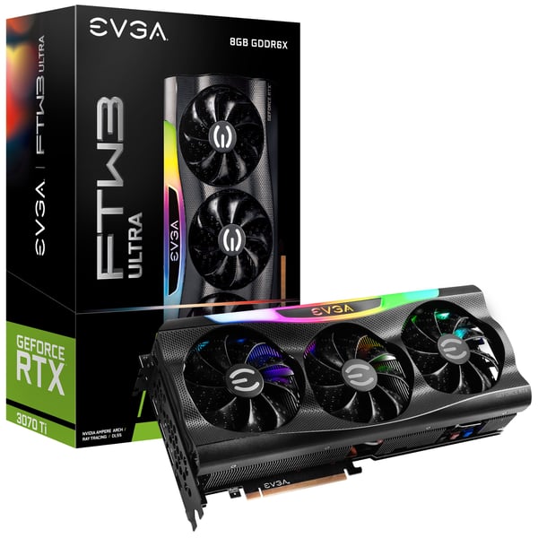 Pikkukuva 6 / 10: EVGA 08G-P5-3797-KL näytönohjain NVIDIA GeForce RTX 3070 Ti 8 GB GDDR6X