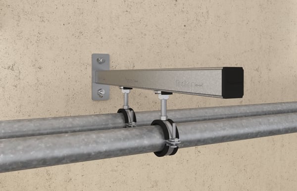 Miniatyrbillede 3 af 3: Fischer 538744 VVS monteringsramme Cantilever-arm