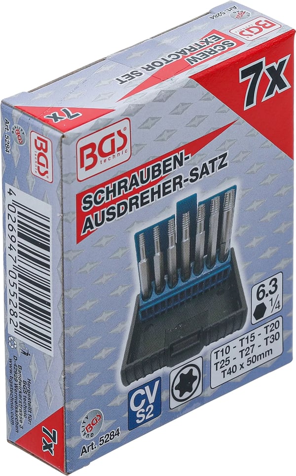 Miniatyrbild 7 av 7: BGS technic Screwdriver Set eluttag