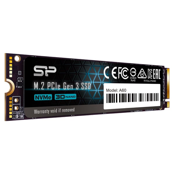 Miniatyrbild 1 av 4: Silicon Power P34A60 128 GB M.2 PCI Express 3.0 NVMe