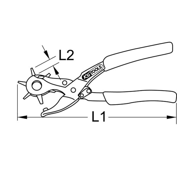Miniatyrbillede 2 af 2: KS Tools 118.0042 tang