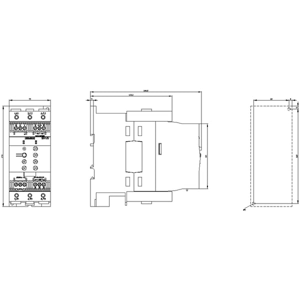 Siemens 3RW4047-1BB14 frekvensomriktare