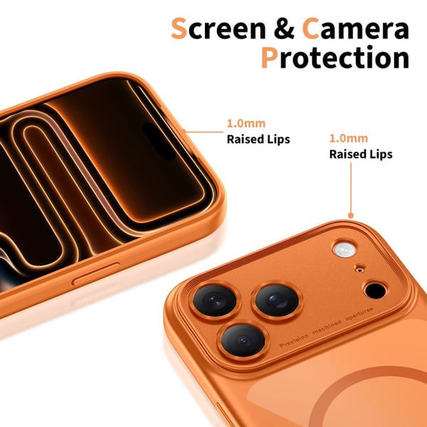 Miniatyrbillede 3 af 7: Tech-Protect 5906302333813 mobiltelefon etui 16 cm (6.3") Cover Orange, Transparent