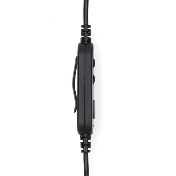 Nedis CHSTUM210BK kuulokkeet ja kuulokemikrofoni Langallinen Ear-hook, In-ear Toimisto/puhelukeskus USB Type-C / USB Type-A Musta, Harmaa