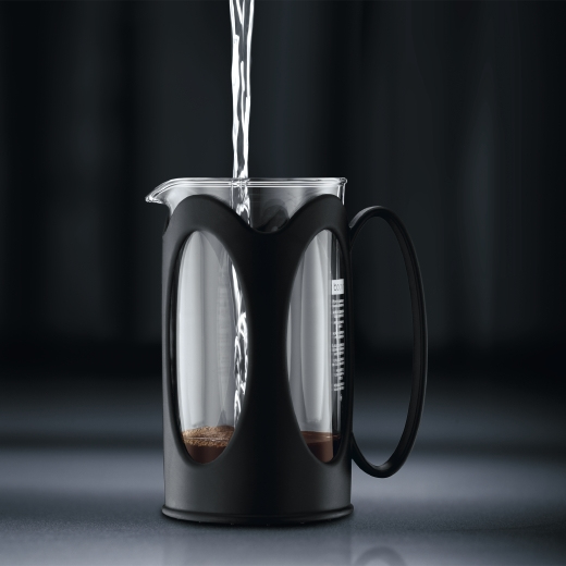 Bodum KENYA Sort, Transparent