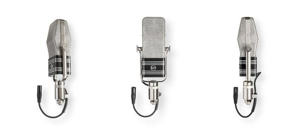 Miniatyrbillede 2 af 2: Warm Audio WA-44 mikrofon Sort, Rustfrit stål Studiemikrofon