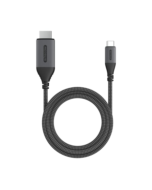 Miniatyrbillede 1 af 4: Sitecom CA-1002 kabel kønsskifter USB-C HDMI Sort