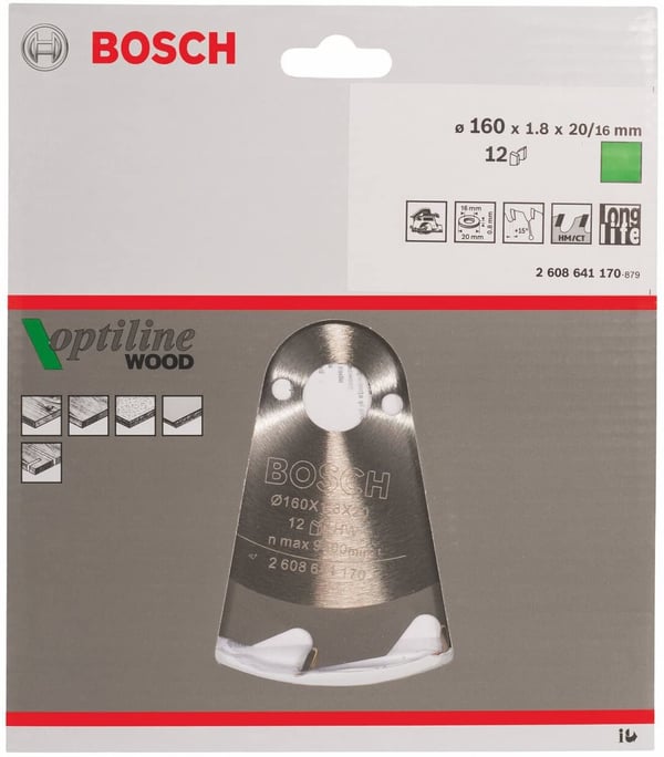 Bosch ‎2608641170 cirkelsågsblad 16 cm 1 styck