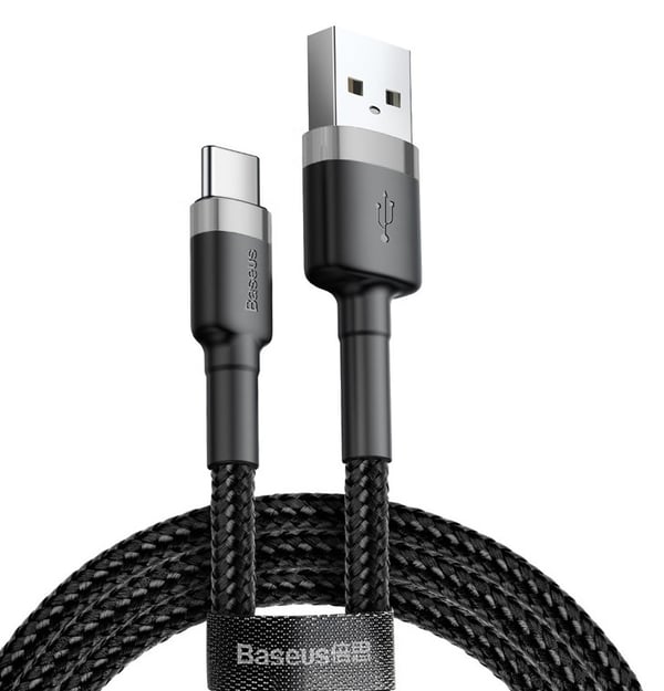 Baseus CATKLF-UG1 USB-kaapeli 3 m USB A USB C Musta Baseus CATKLF-UG1 USB-kaapeli 3 m USB A USB C Musta