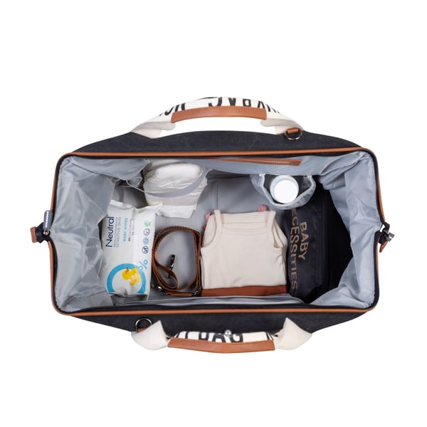 Miniatyrbild 10 av 15: Childhome Mommy Bag Toteväska Svart Bomull, Konstläder, Nylon, Polyester