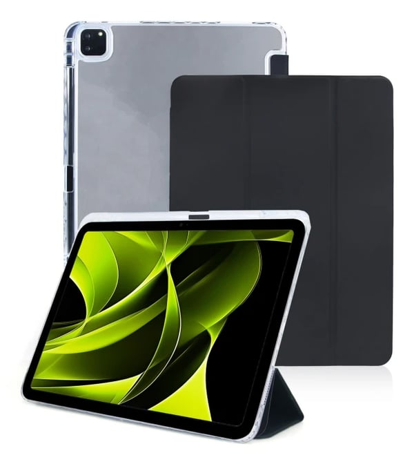 Miniatyrbillede 1 af 6: Mobile Origin MO-TRA-IPDP13 tablet etui 33 cm (13") Flipetui Sort, Transparent