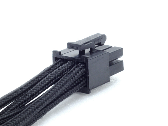 Silverstone PP06B-4SATA10 SATA-kabel 0,55 m Sort