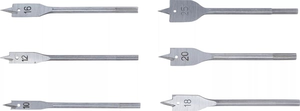 Miniatyrbillede 4 af 5: BGS technic Flat Milling Drill Set