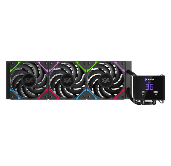 Miniatyrbillede 9 af 9: XYZ X-WC-HYDROTEMP-360B Computerkølesystem Computerkabinet Alt-i-en væskekøler