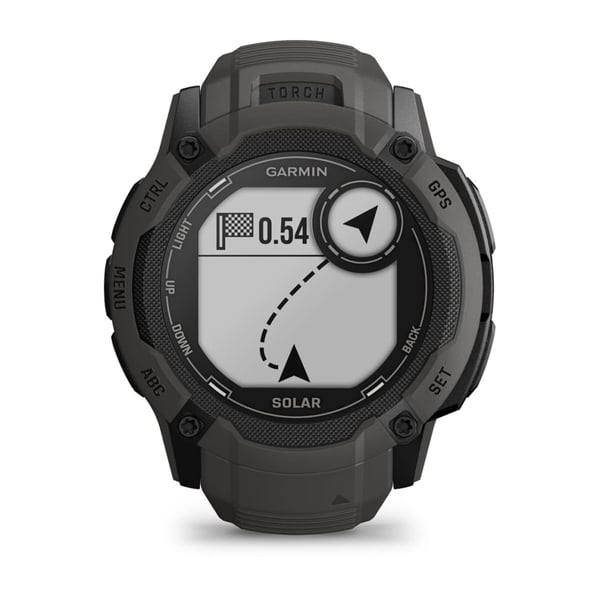 Garmin Instinct 2X Solar 2,79 cm (1.1") MIP 50 mm Digital 176 x 176 pixel Berøringsskærm Grafit GPS (satellit)