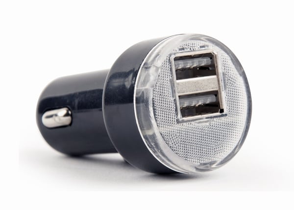 Miniatyrbillede 2 af 3: Gembird EG-U2C2A-CAR-02 oplader til mobil enhed Universel Sort Cigartænder Automatisk