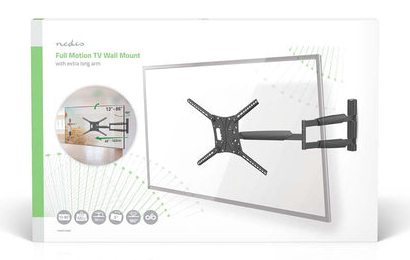 Miniatyrbillede 2 af 3: Nedis TVWM1790BK tv-beslag 2,18 m (86") Sort