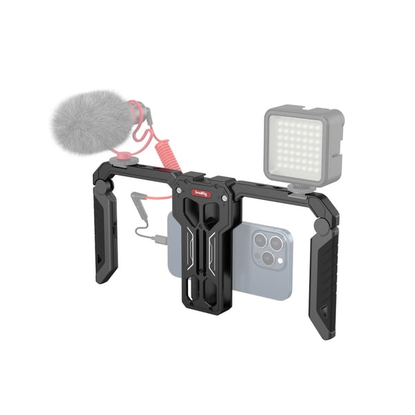 Miniatyrbillede 2 af 6: SmallRig Fold P10 telefonbeslag & -stand Sort