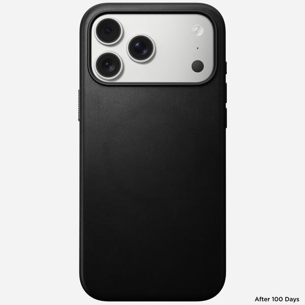 Nomad Modern Leather Case mobiltelefonfodral 17,5 cm (6.9") Mobilskal Svart