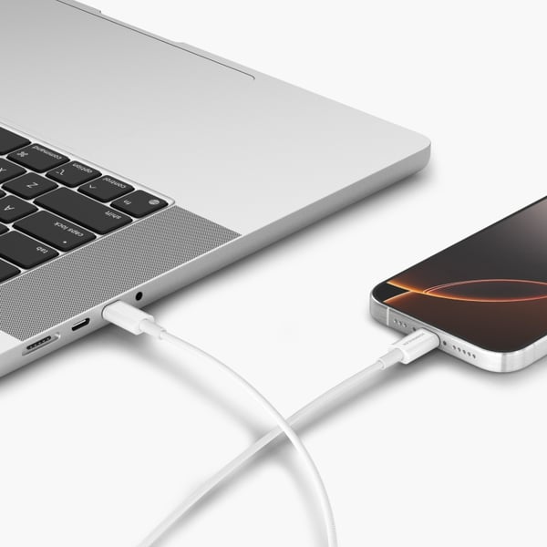 Vonmählen CCA00002 USB-kabel USB 2.0 2 m USB C 60 W Hvid