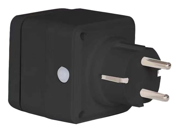 Denver PLO-108 smart plug Musta