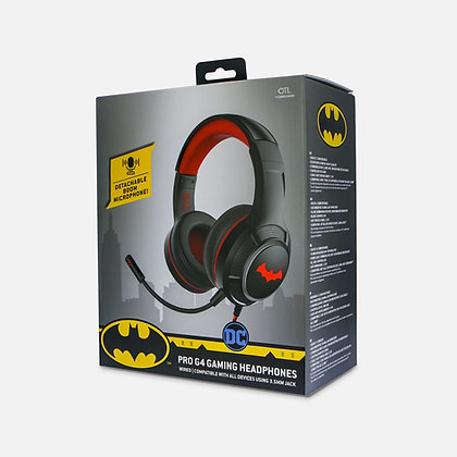 OTL Technologies DC Comics DC0905 hörlur och headset Kabel Huvudband Spela Svart, Röd