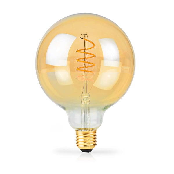 Nedis LBDE27G125GD LED-lamppu Erittäin lämmin valo, Lämmin valkoinen 2100 K 3,8 W E27 G