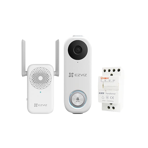 EZVIZ CS-BD-DB1C ovikellopaketti Valkoinen