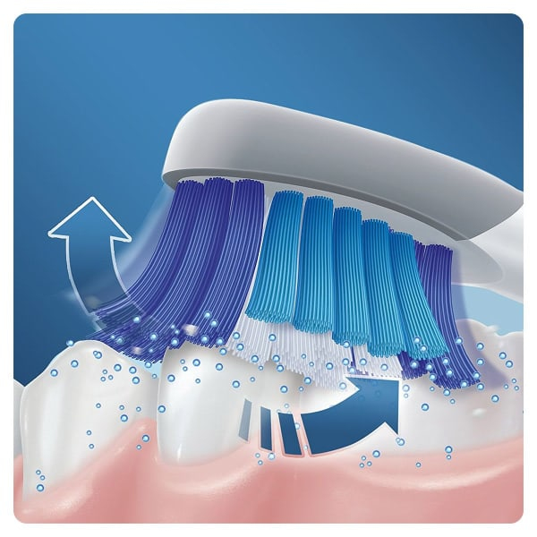 Miniatyrbillede 5 af 8: Oral-B Pulsonic Slim Luxe 4000 Voksen Sonisk tandbørste Platin