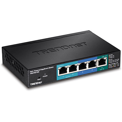 Miniatyrbillede 2 af 4: Trendnet TPE-P521ES netværksswitch Administreret Gigabit Ethernet (10/100/1000) Strøm over Ethernet (PoE) Sort